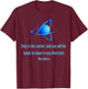Stay Centered Alan Watts Atom Philosophy Quote T-Shirt - T-Shirt | Maroon