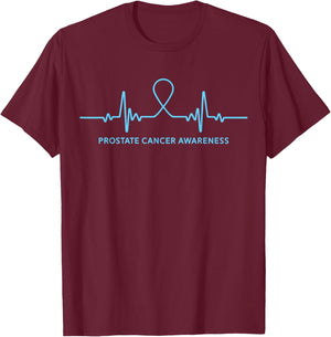 Prostate Cancer Shirt - Prostate Cancer Awareness T Shirts T-Shirt - T-Shirt | Maroon
