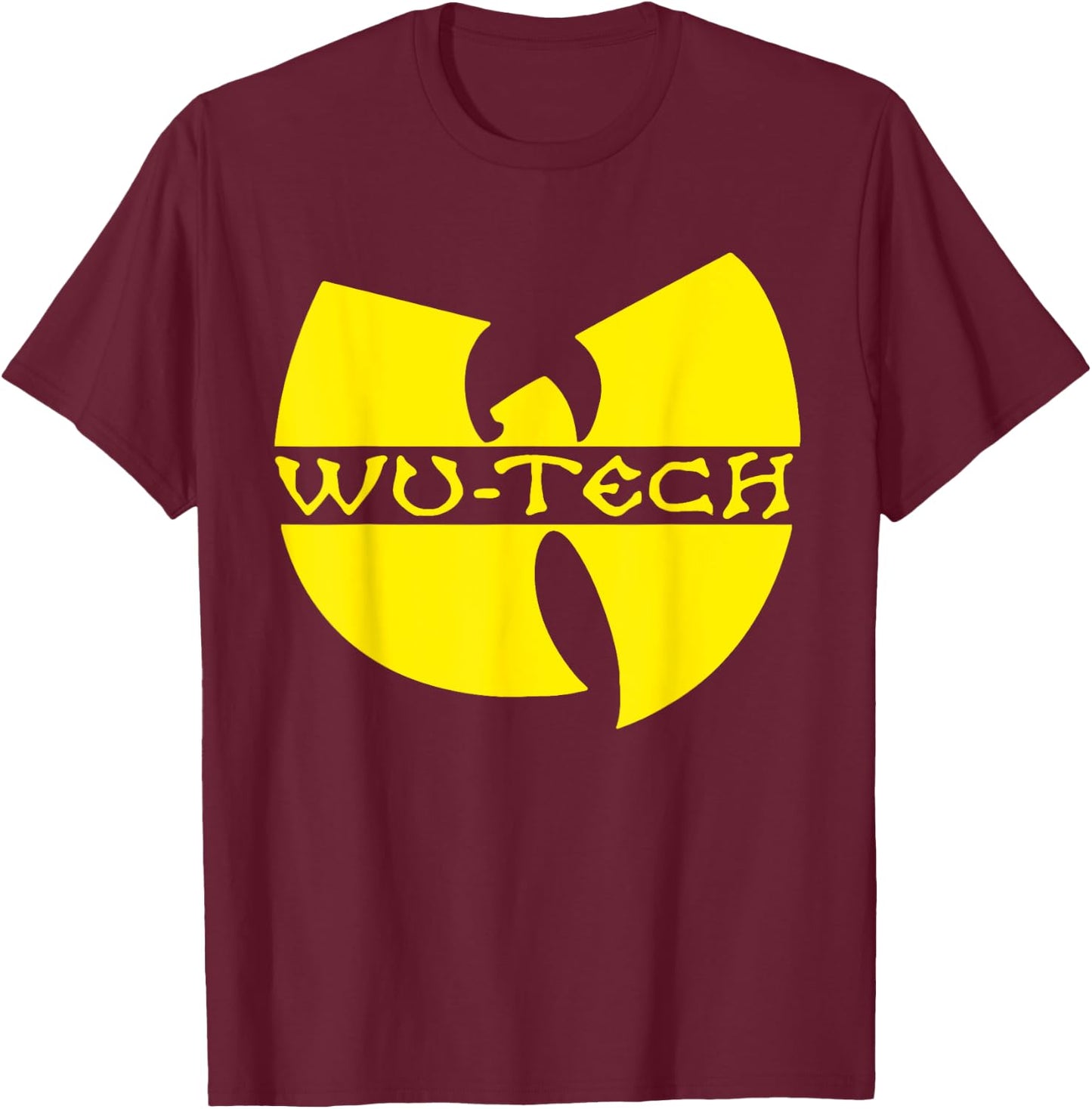 Wu Tech - Tech Hip Hop , black T-Shirt - T-Shirt | Maroon