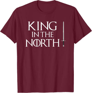 King In The North Easy Halloween Costume Top T-Shirt - T-Shirt | Maroon