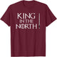 King In The North Easy Halloween Costume Top T-Shirt - T-Shirt | Maroon