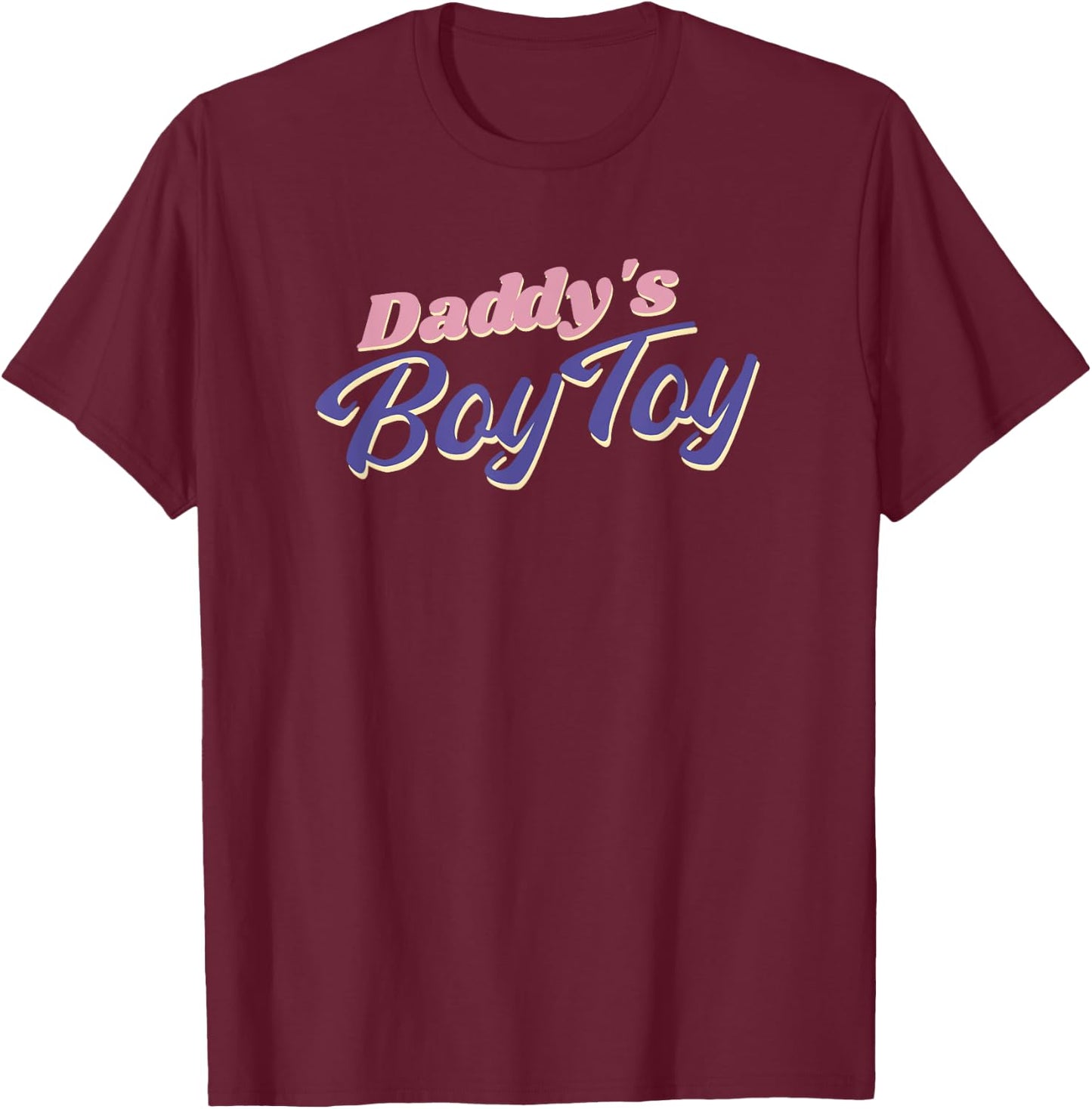 Daddy's Boy Spielzeug - Gay Pride LGBT Rosa Bär Homosexuell Papa T-Shirt - T-Shirt | Maroon