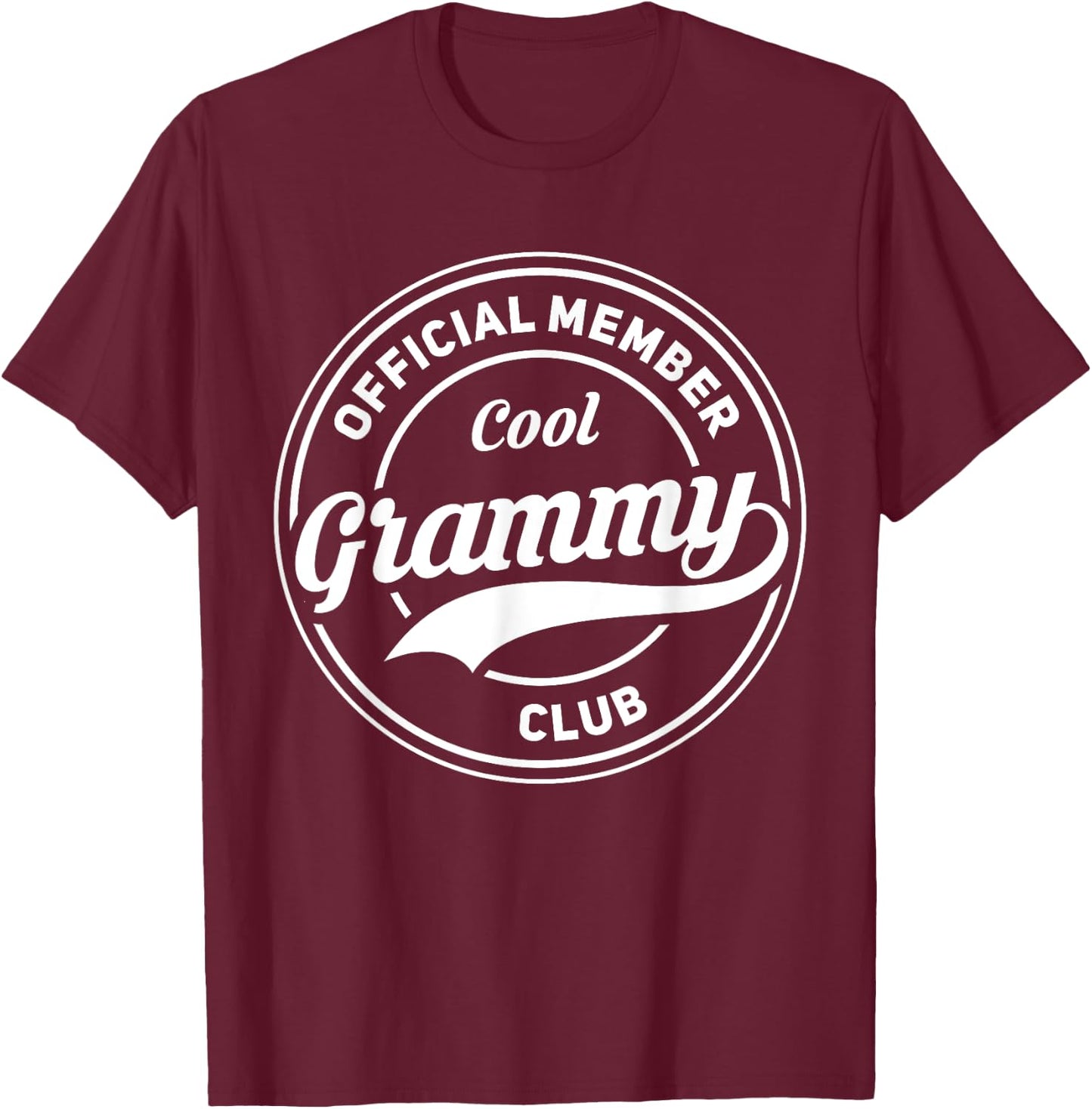 Official Member Cool Grammy Club T-Shirt - T-Shirt | Maroon