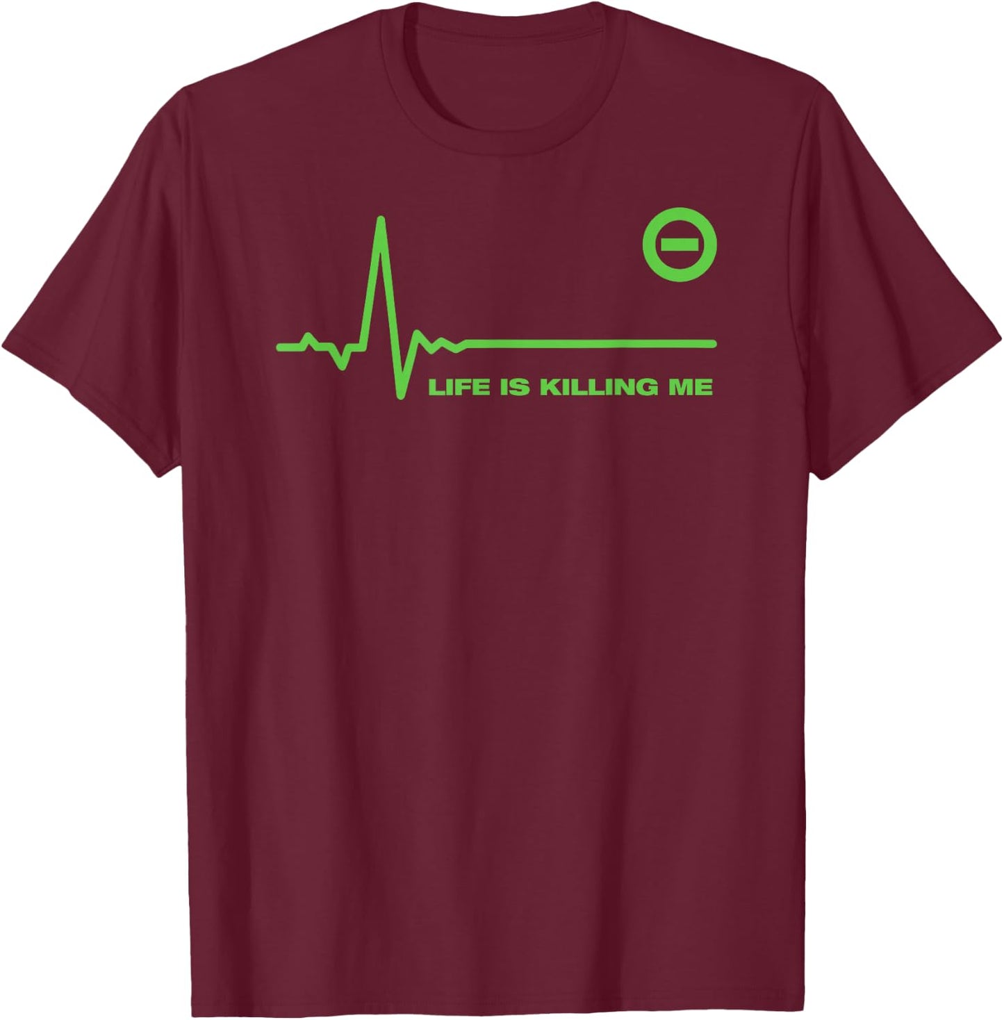 Type O Negative Toxicity Distressed , Black, S T-Shirt - T-Shirt | Maroon