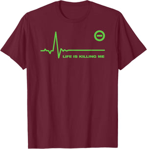 Type O Negative Toxicity Distressed , black T-Shirt - T-Shirt | Maroon