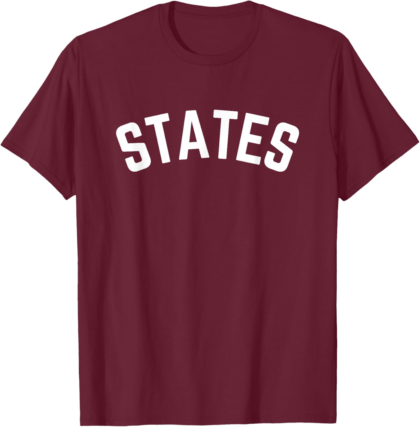 States - USA Sports Team Soccer Fans Gear T-Shirt - T-Shirt | Maroon