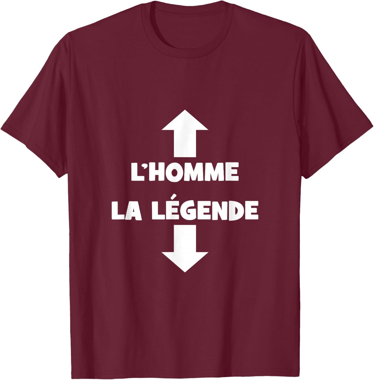 Men's Birthday Gift Original Humour Funny The Legend T-Shirt - T-Shirt | Maroon