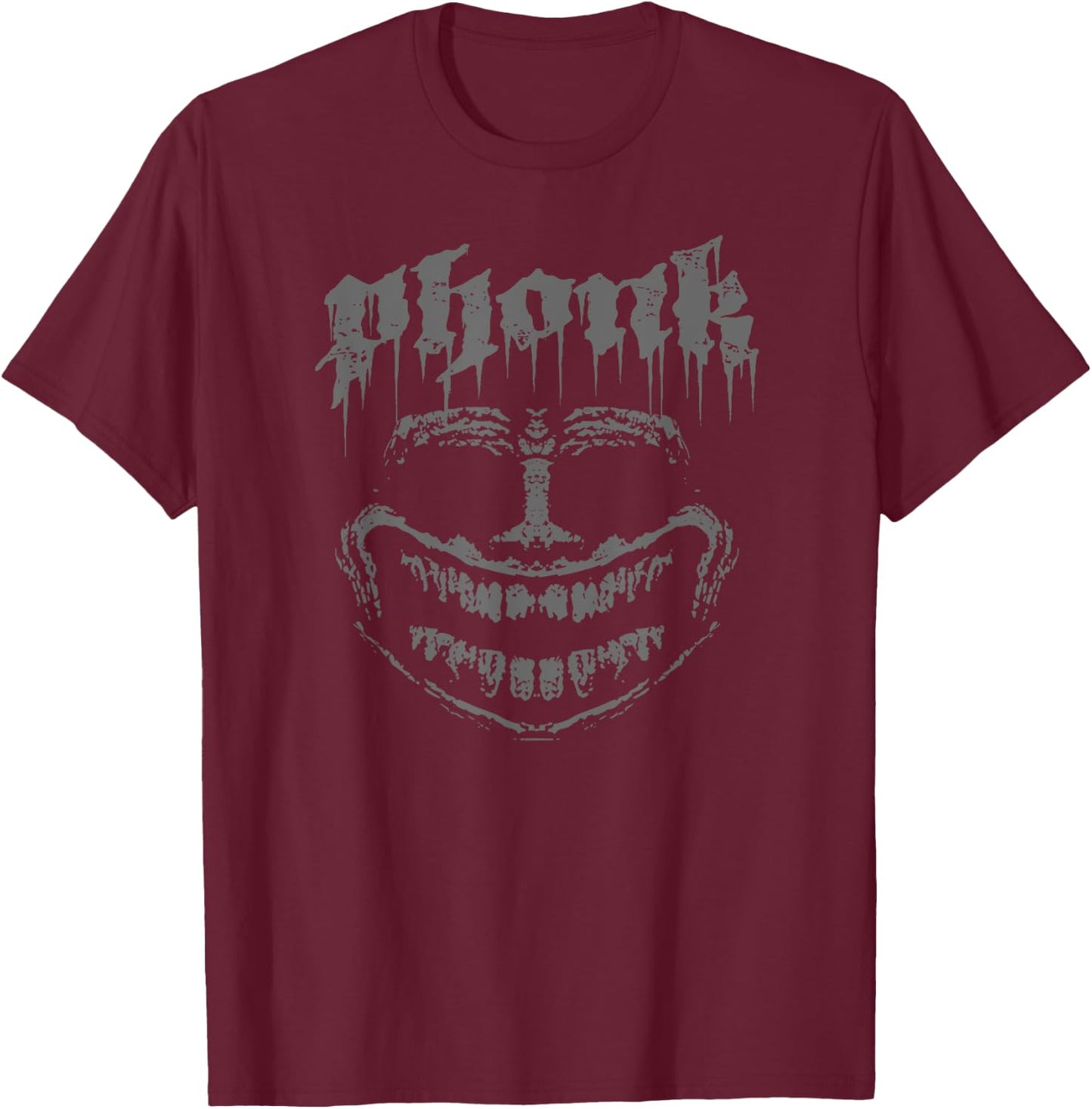 PHONK Music EDM scary troll face meme sigma phonk , Black, S T-Shirt - T-Shirt | Maroon