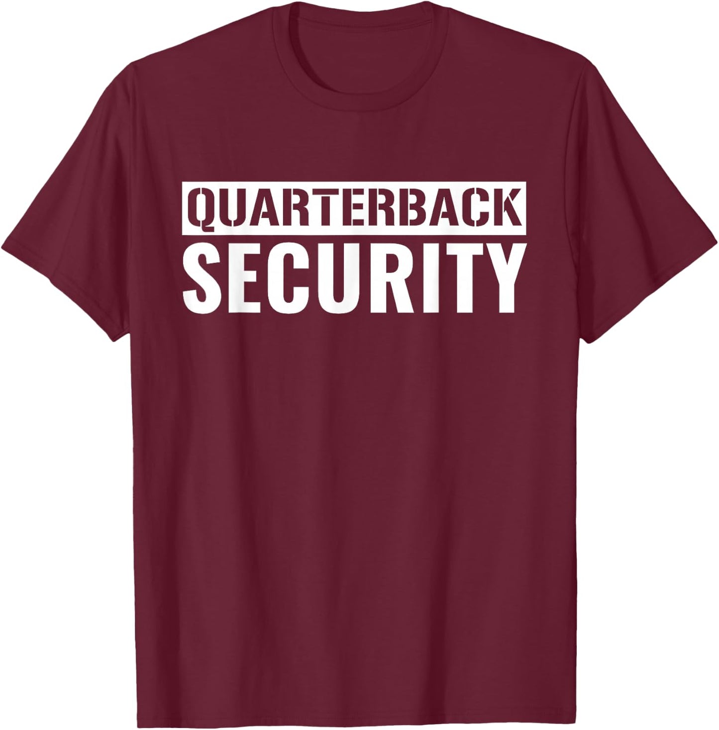 Football Offensive Line Lineman Quarterback Protection Small T-Shirt - T-Shirt | Maroon