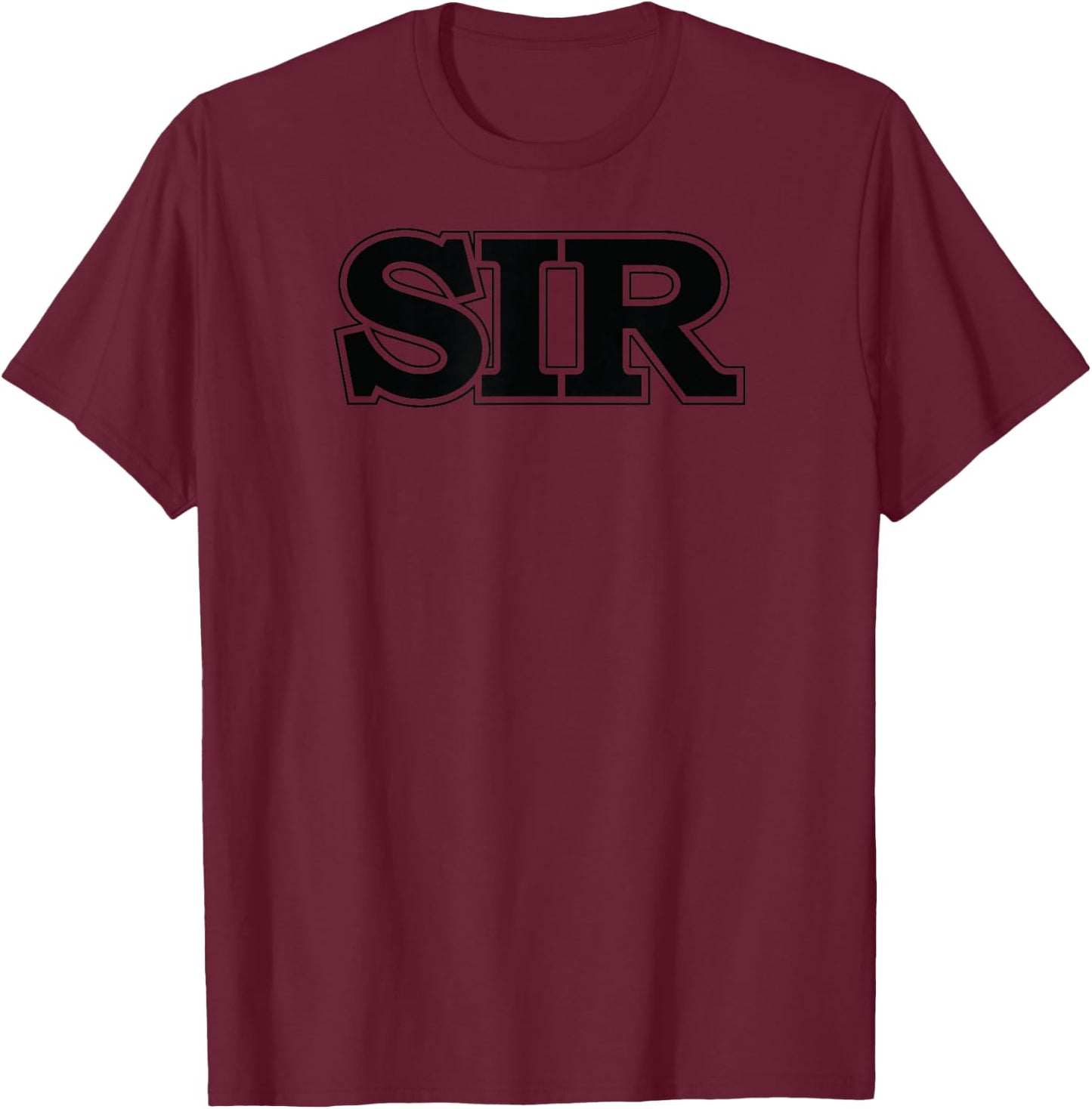 Funny SIR 100% Dominant Alpha Male/Female Leader Dom Master T-Shirt - T-Shirt | Maroon