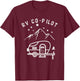 RV Co-Pilot Funny Motorhome Rv Camping T-Shirt - T-Shirt | Maroon