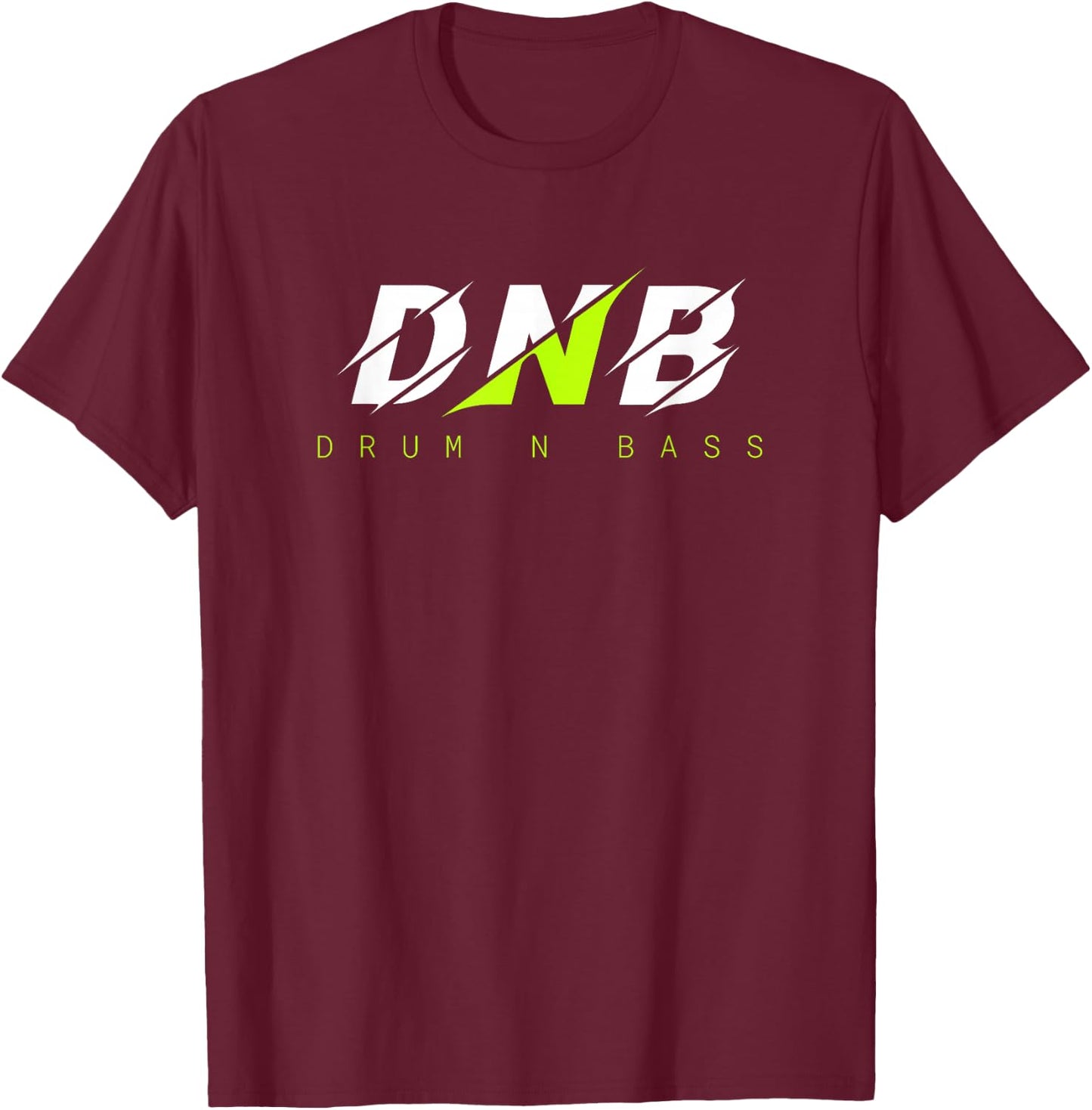 Drum and Bass Techno Festival Drum n Bass T-Shirt - T-Shirt | Maroon
