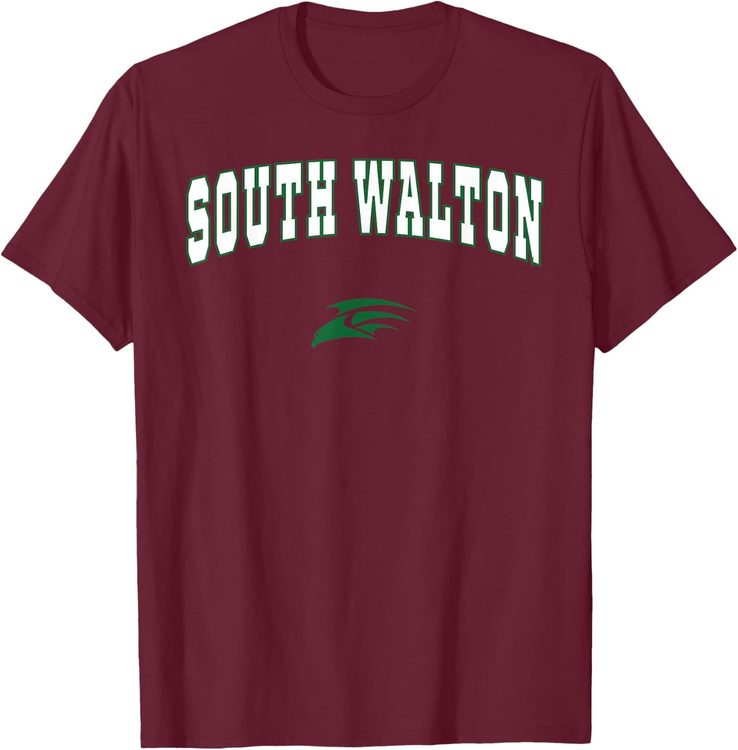 South Walton High School Seahawks T-Shirt - T-Shirt | Maroon