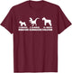 Dog Lover Quote for a Miniature Schnauzer Owner T-Shirt - T-Shirt | Maroon
