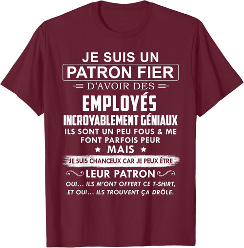 Proud Boss General Employees Gift , Black, S