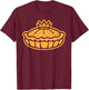 France Cake Galette des Rois Simple Galette , Black, S T-Shirt - T-Shirt | Maroon