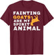 Fainting Goats My Spirit Animal Funny Farmer Men Women Kids T-Shirt - T-Shirt | Maroon