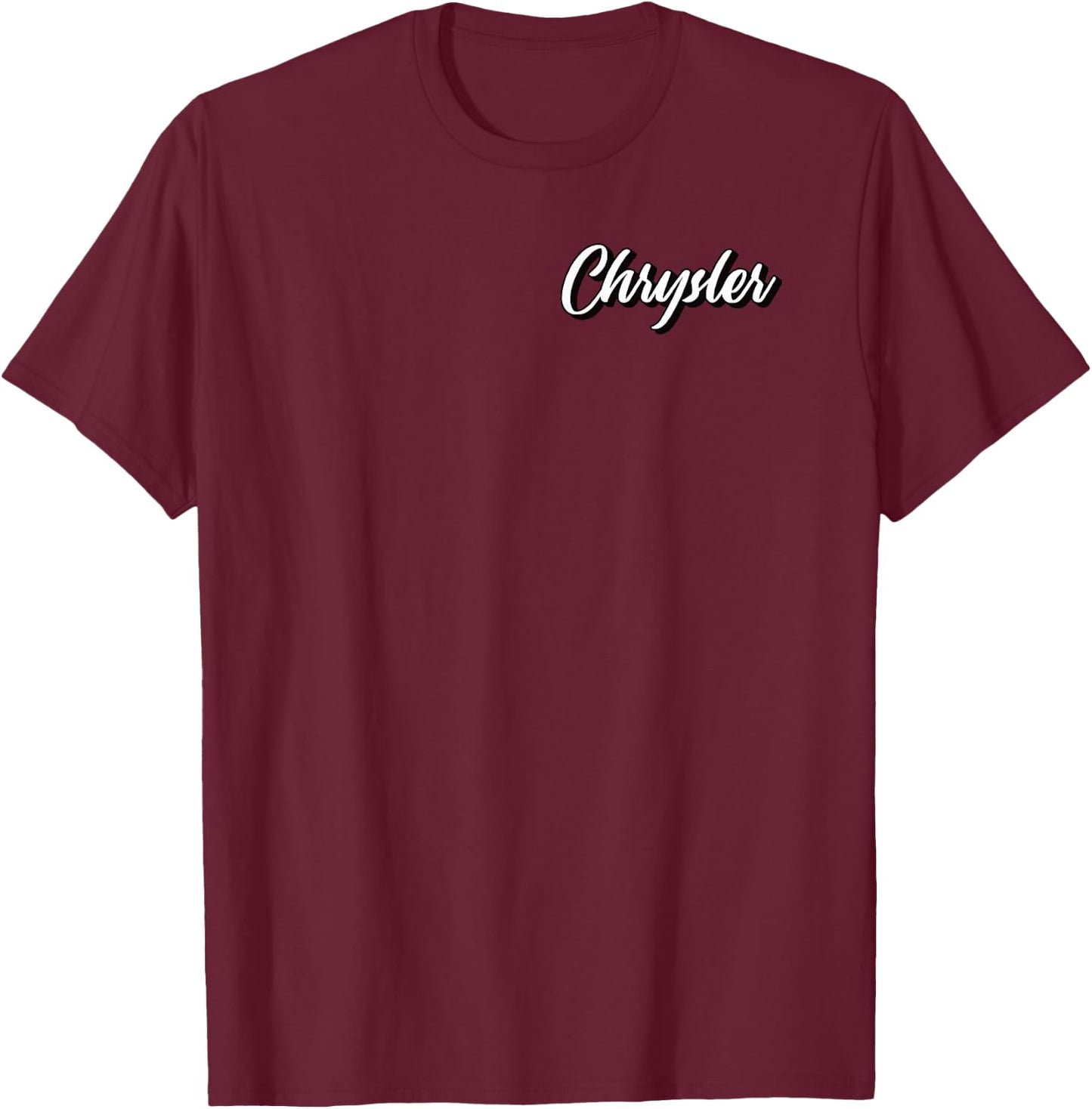 Chrysler Pacifica Pride (Front Back) T-Shirt - T-Shirt | Maroon
