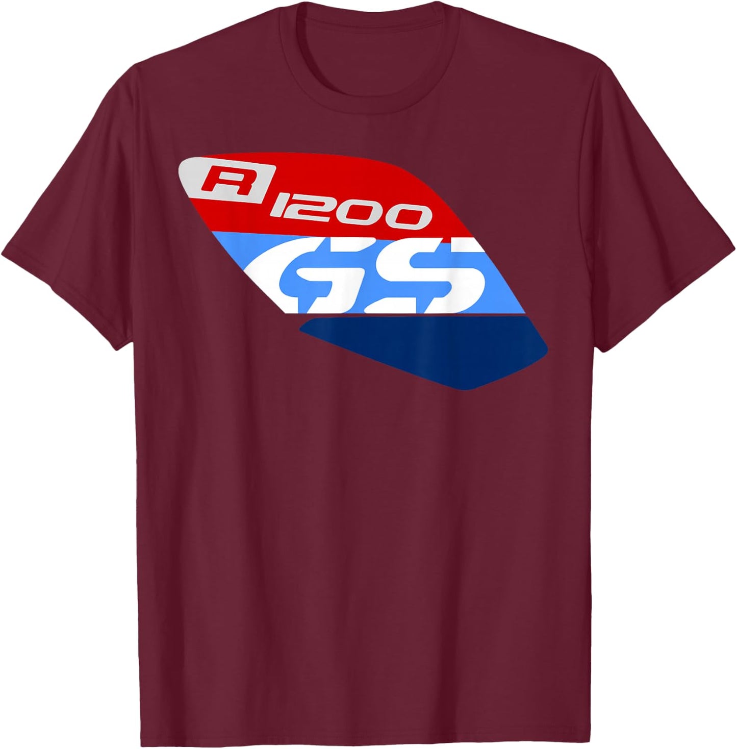 R 1200 GS Adventure Bike Motorrad Logo T-Shirt - T-Shirt | Maroon