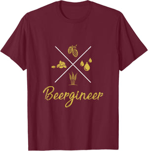 Craft beer Brewing Drinking Gift Craft Beer T-Shirt - T-Shirt | Maroon