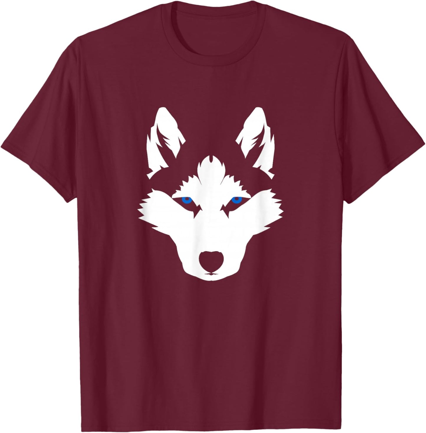 Dog Owner Sled dog Alaska Malamute Wolf Siberian Husky T-Shirt - T-Shirt | Maroon