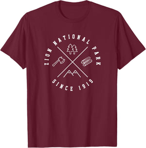 Zion National Park Utah Gifts Souvenir UT T-Shirt - T-Shirt | Maroon