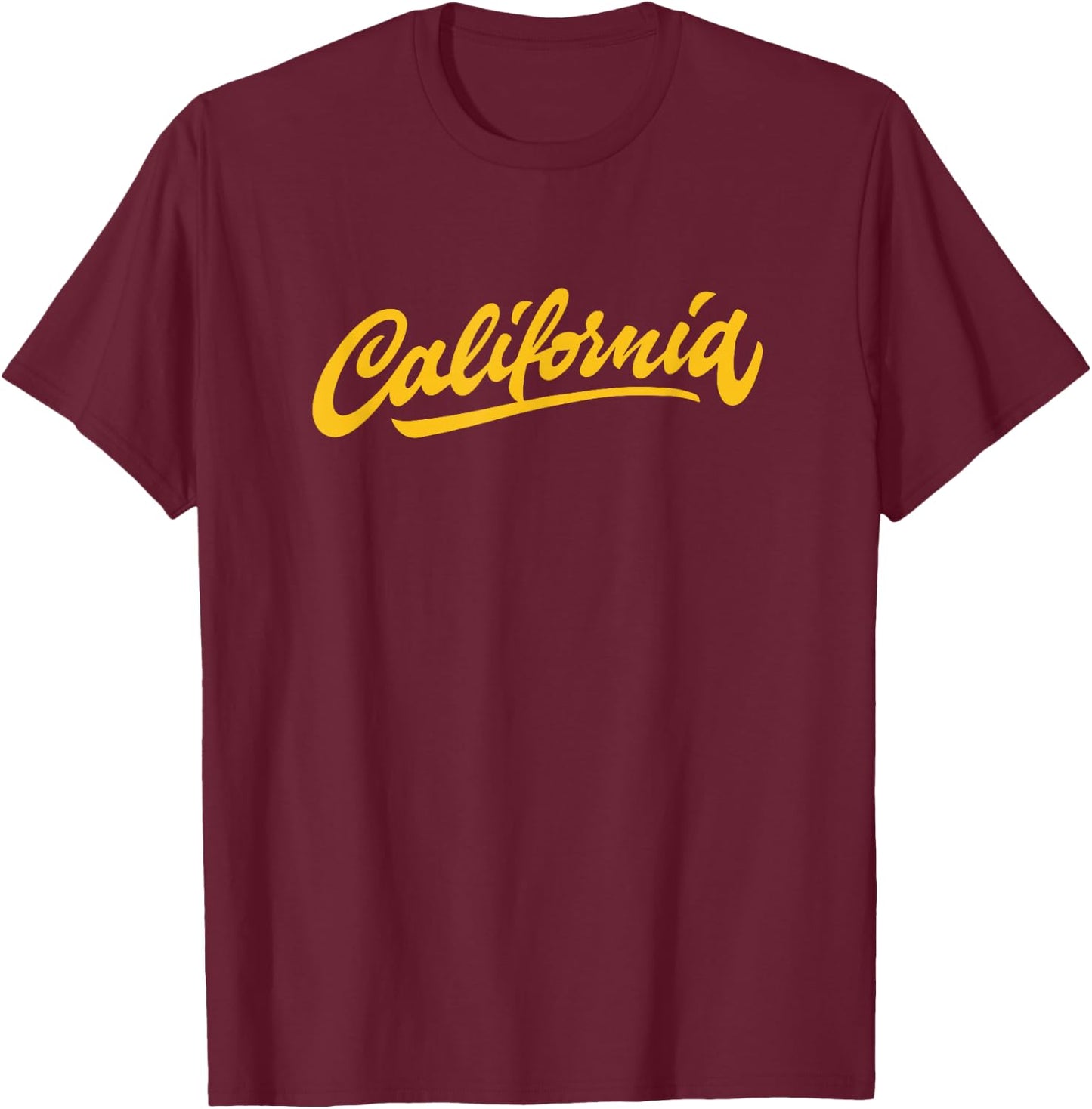 California T-Shirt - T-Shirt | Maroon