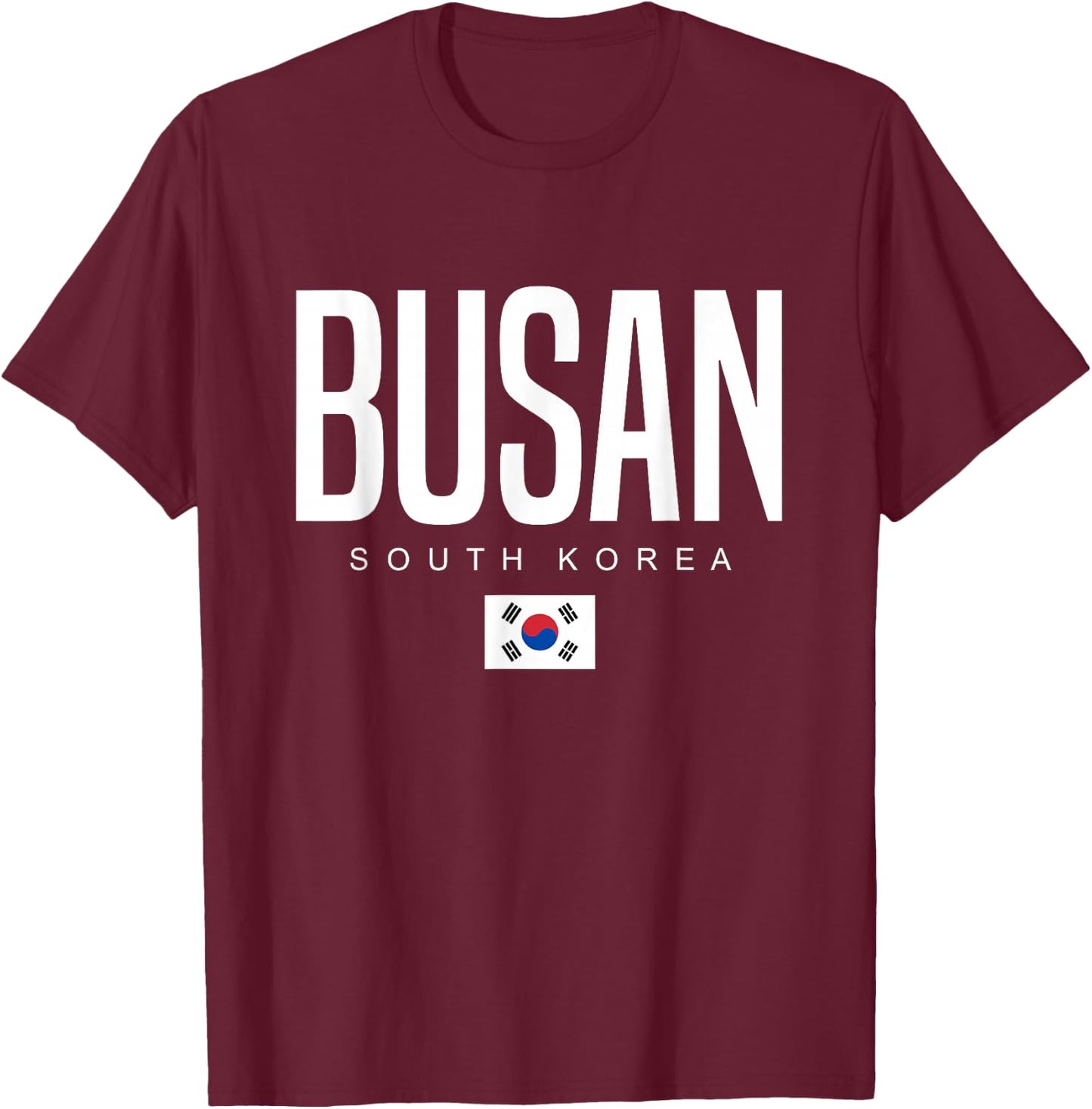 Busan South Korea T-Shirt - T-Shirt | Maroon