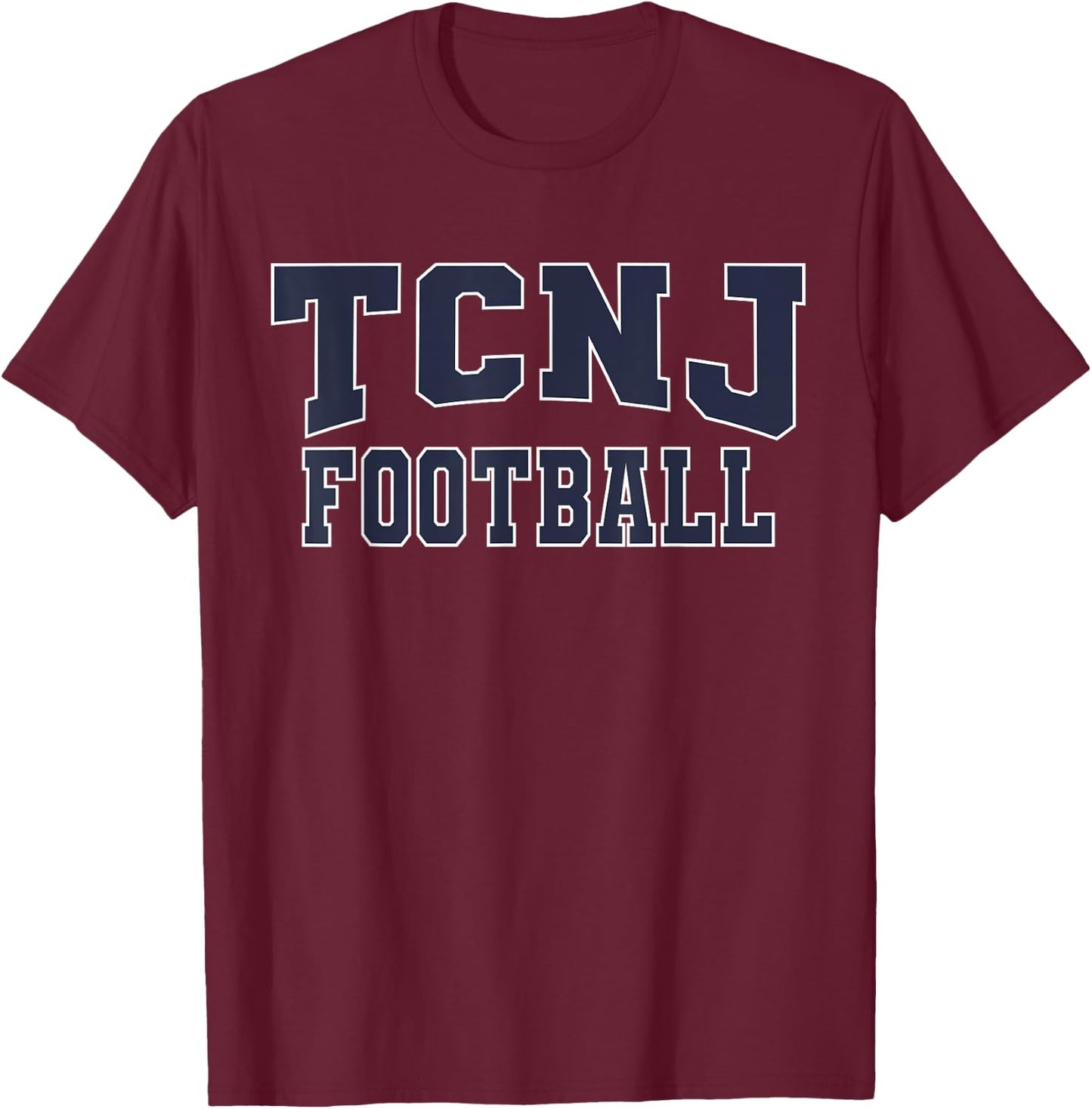 TCNJ Football Apparel Sports Fan T-Shirt - T-Shirt | Maroon