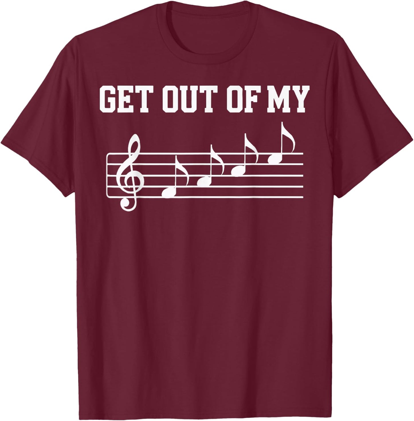 Get Out Of My Face T-Shirt - T-Shirt | Maroon