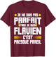 Flavien Parfait | Funny Quote Funny Dad Father First Name , Black, S T-Shirt - T-Shirt | Maroon