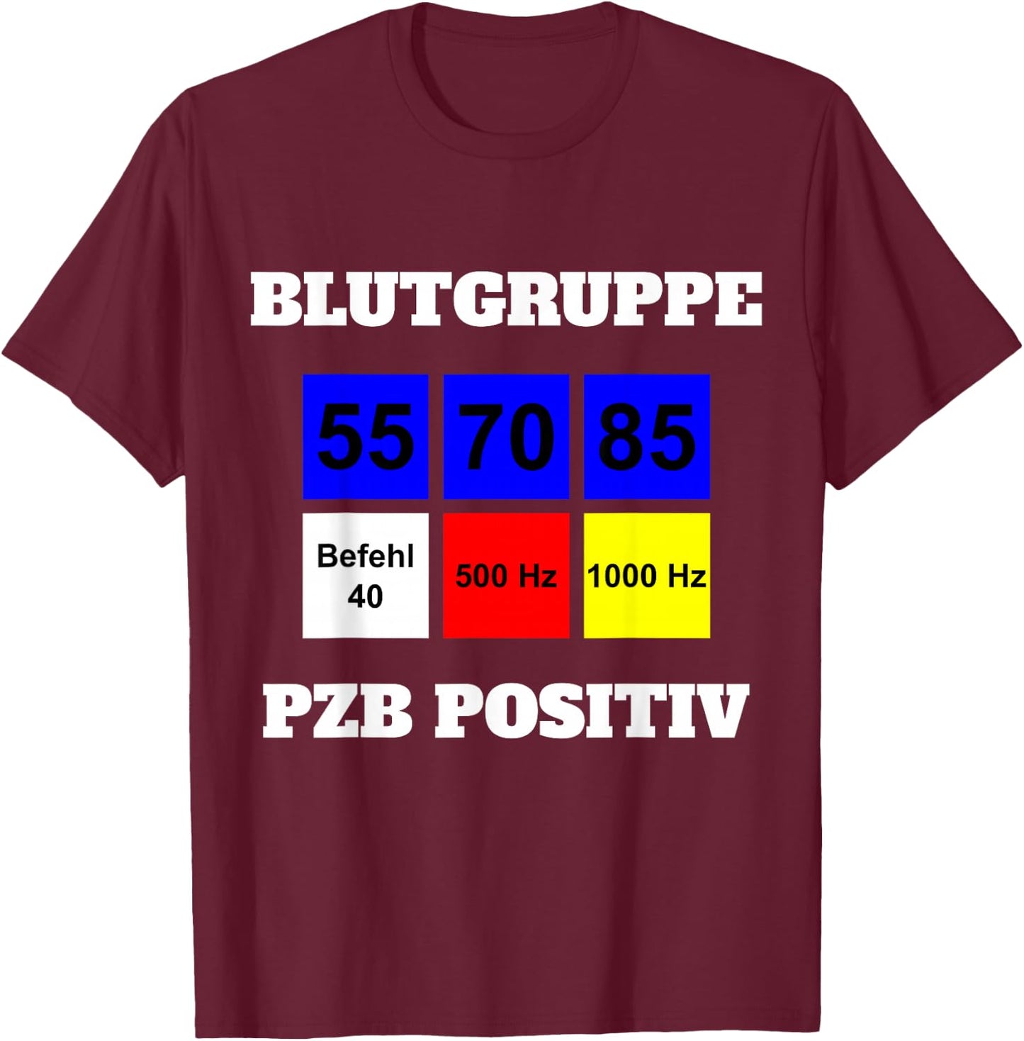 Lokführer Triebfahrzeugführer , black T-Shirt - T-Shirt | Maroon