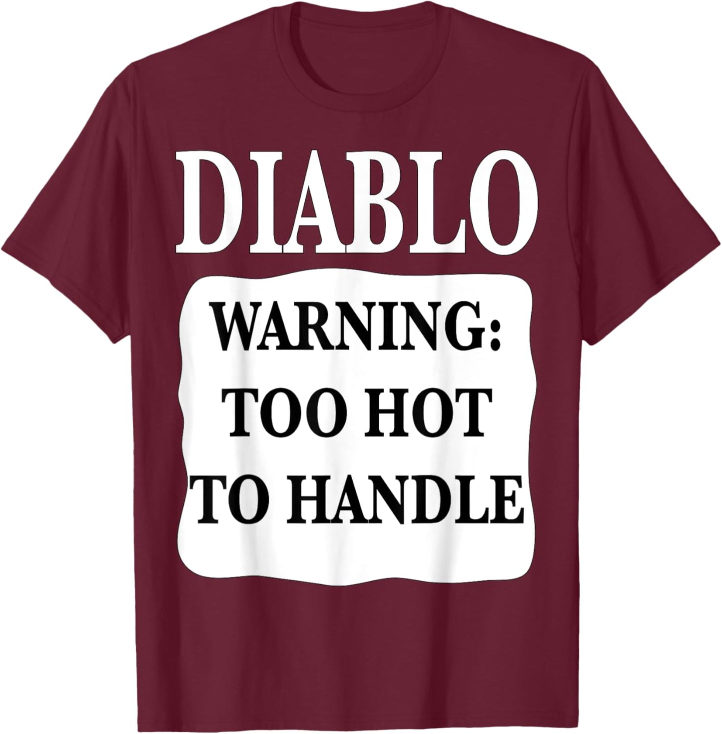 Diablo Taco Hot Sauce Packets Halloween Costumes T-Shirt - T-Shirt | Maroon
