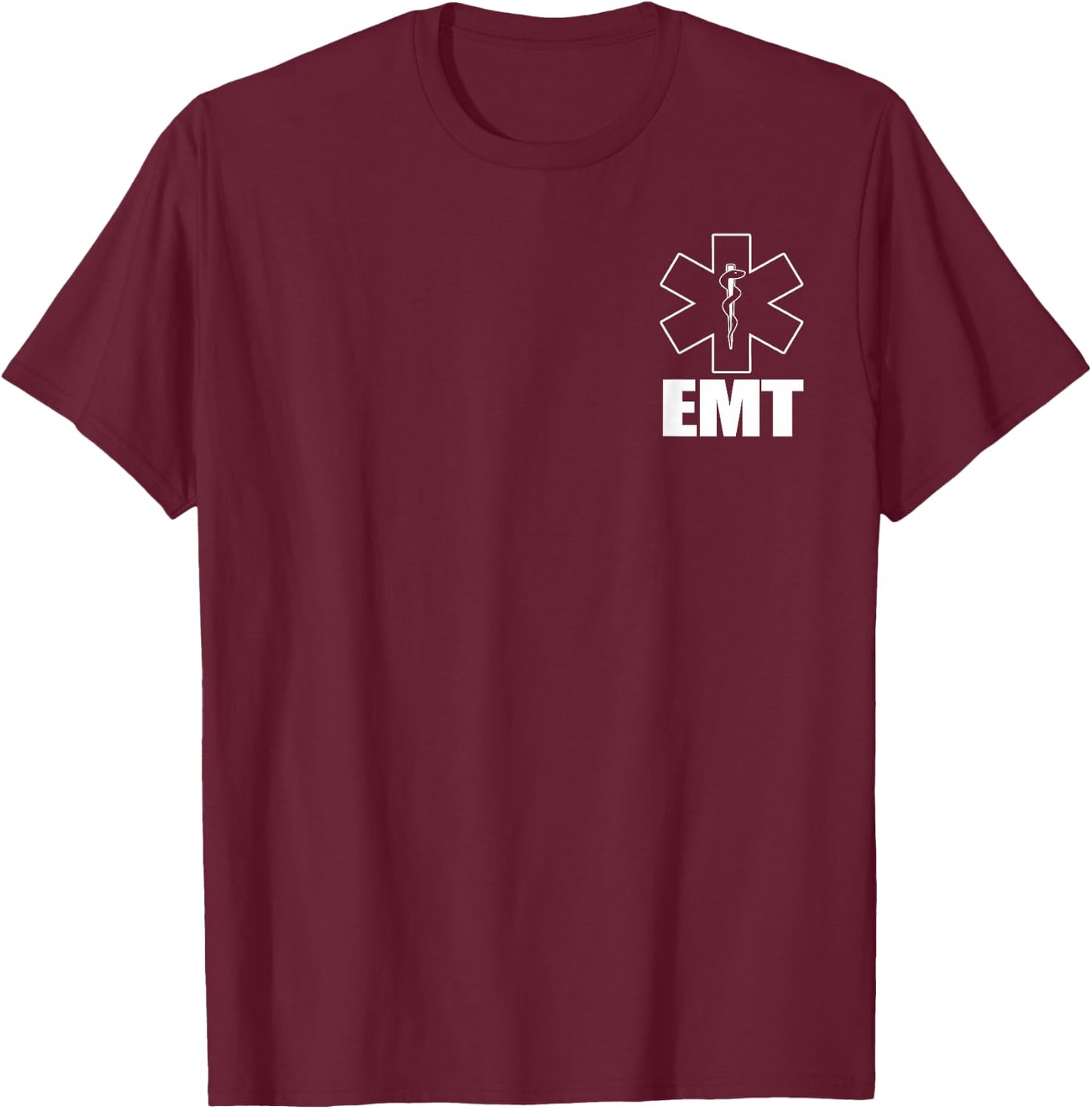 EMT Uniform Emergency Medical Technician T-Shirt - T-Shirt | Maroon