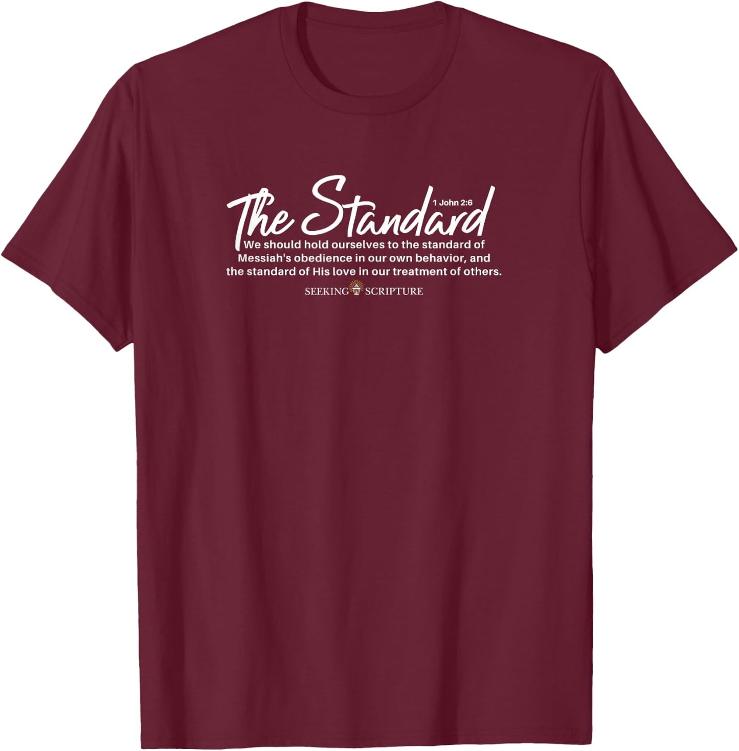 The Standard of Messiah T-Shirt - T-Shirt | Maroon