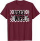 Race Wife Racing Wife Of A Racer Wife T-Shirt - T-Shirt | Maroon