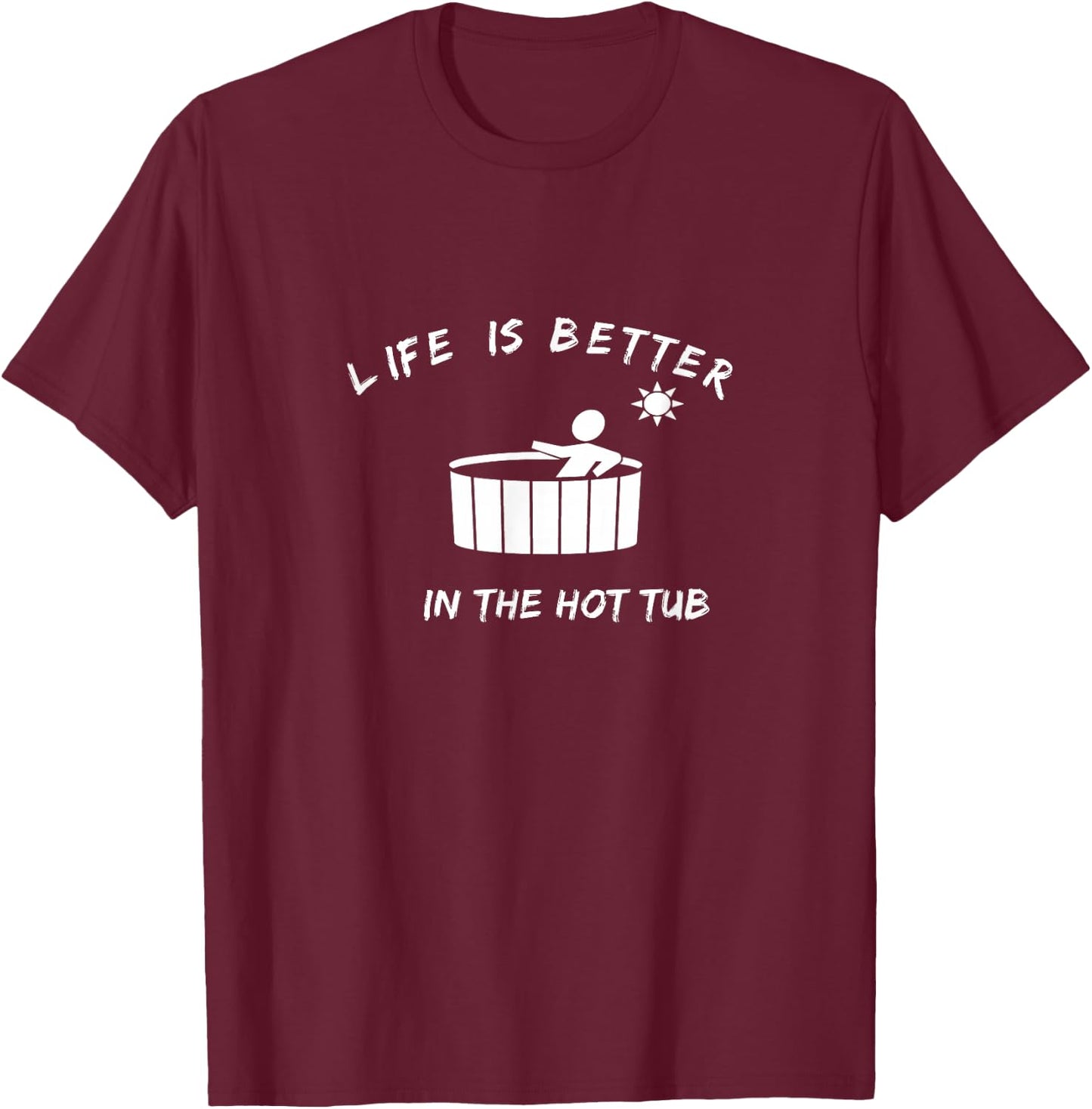 Hot tub T-Shirt - T-Shirt | Maroon