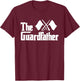 The Guardfather - Colorguard Marching Band Flag Tossing T-Shirt - T-Shirt | Maroon