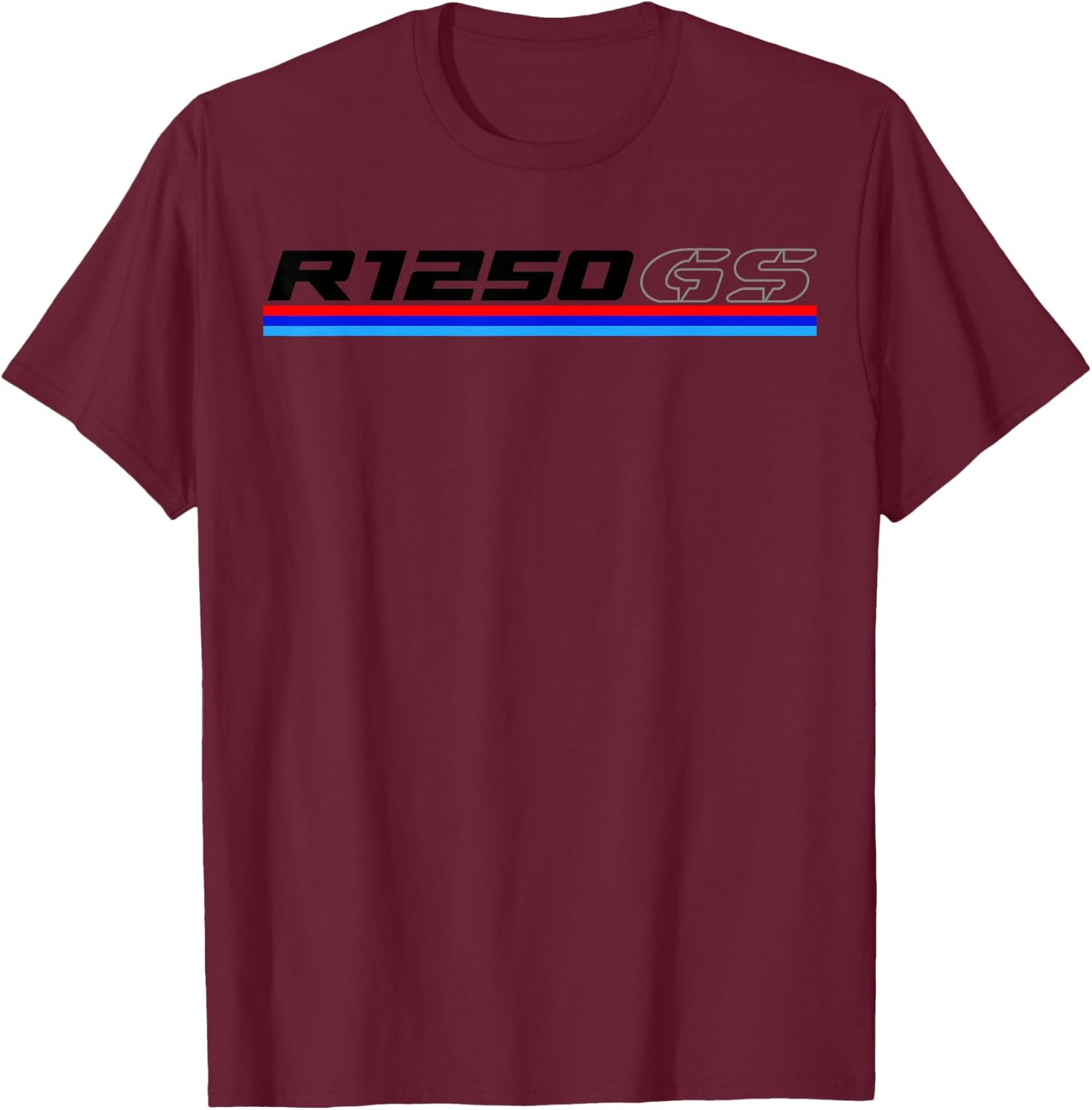 R 1250 GS Adventure Bike Motorrad T-Shirt - T-Shirt | Maroon