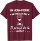 Jean-Pierre Valeur | Birthday Funny Funny Dad Father , Black, S T-Shirt - T-Shirt | Maroon