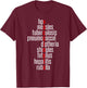 Vaccinate - Immunization Awareness Month - Vaccinations List T-Shirt - T-Shirt | Maroon