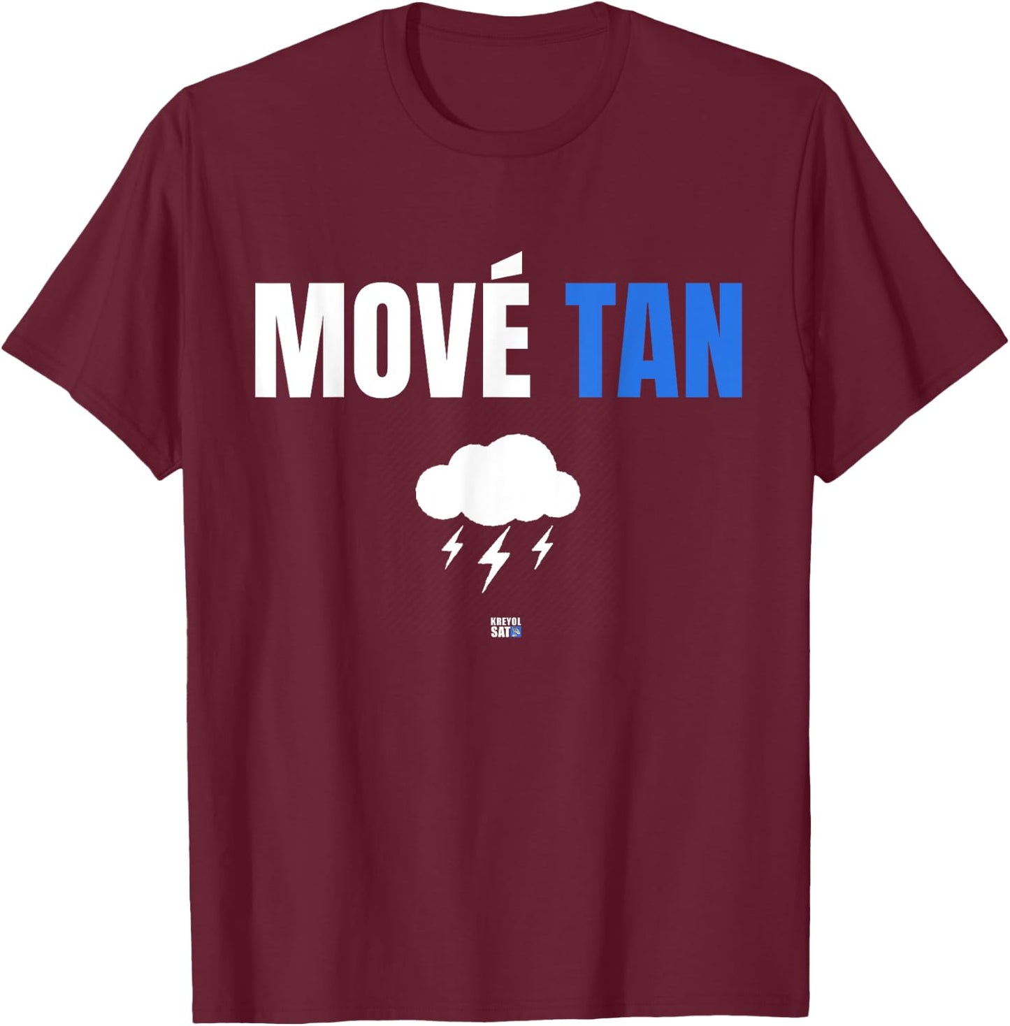 Mové tan , Black, S T-Shirt - T-Shirt | Maroon