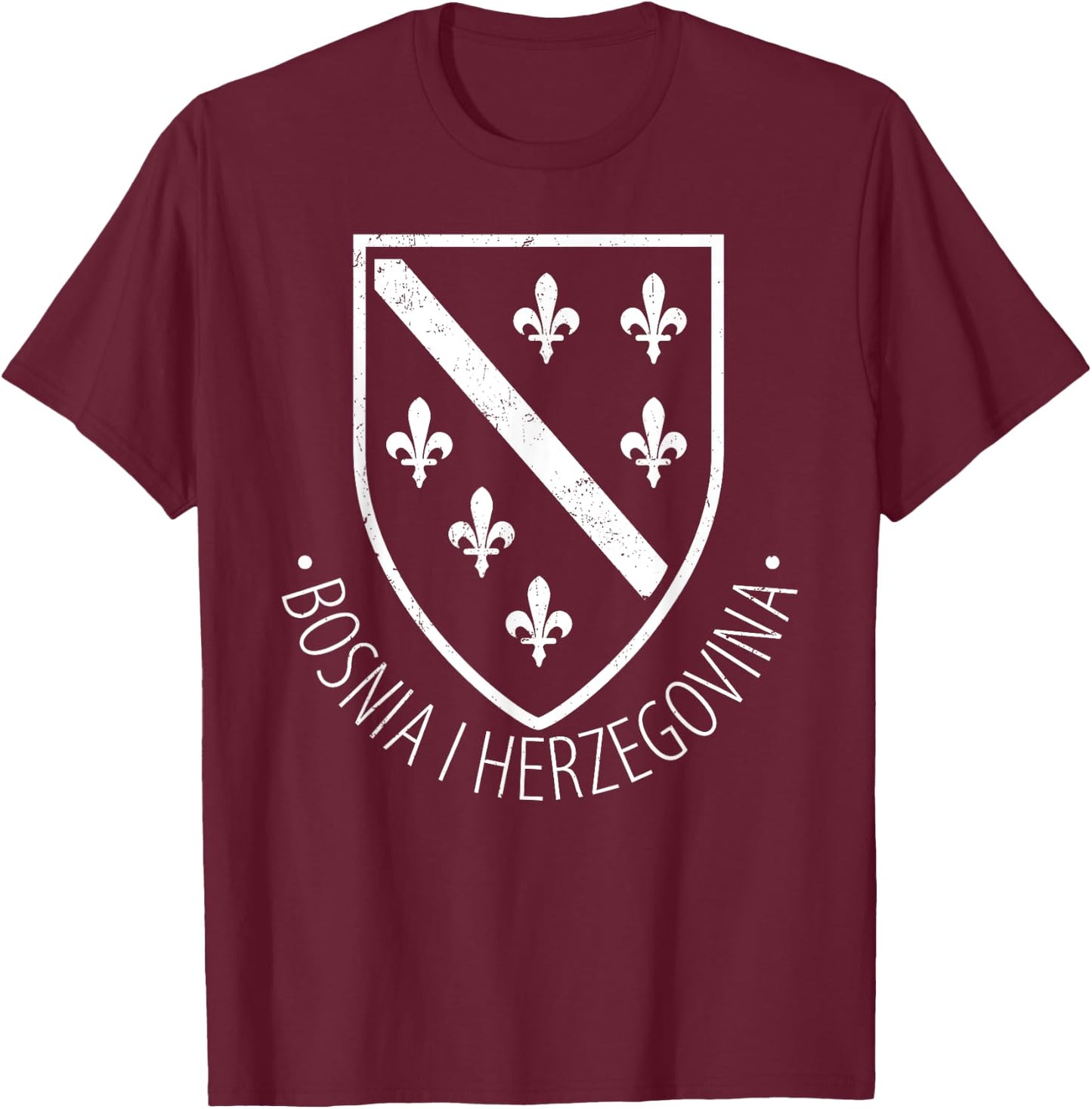 Bosnien Herzegowina bosnisch reisend herzegowinisch national T-Shirt - T-Shirt | Maroon