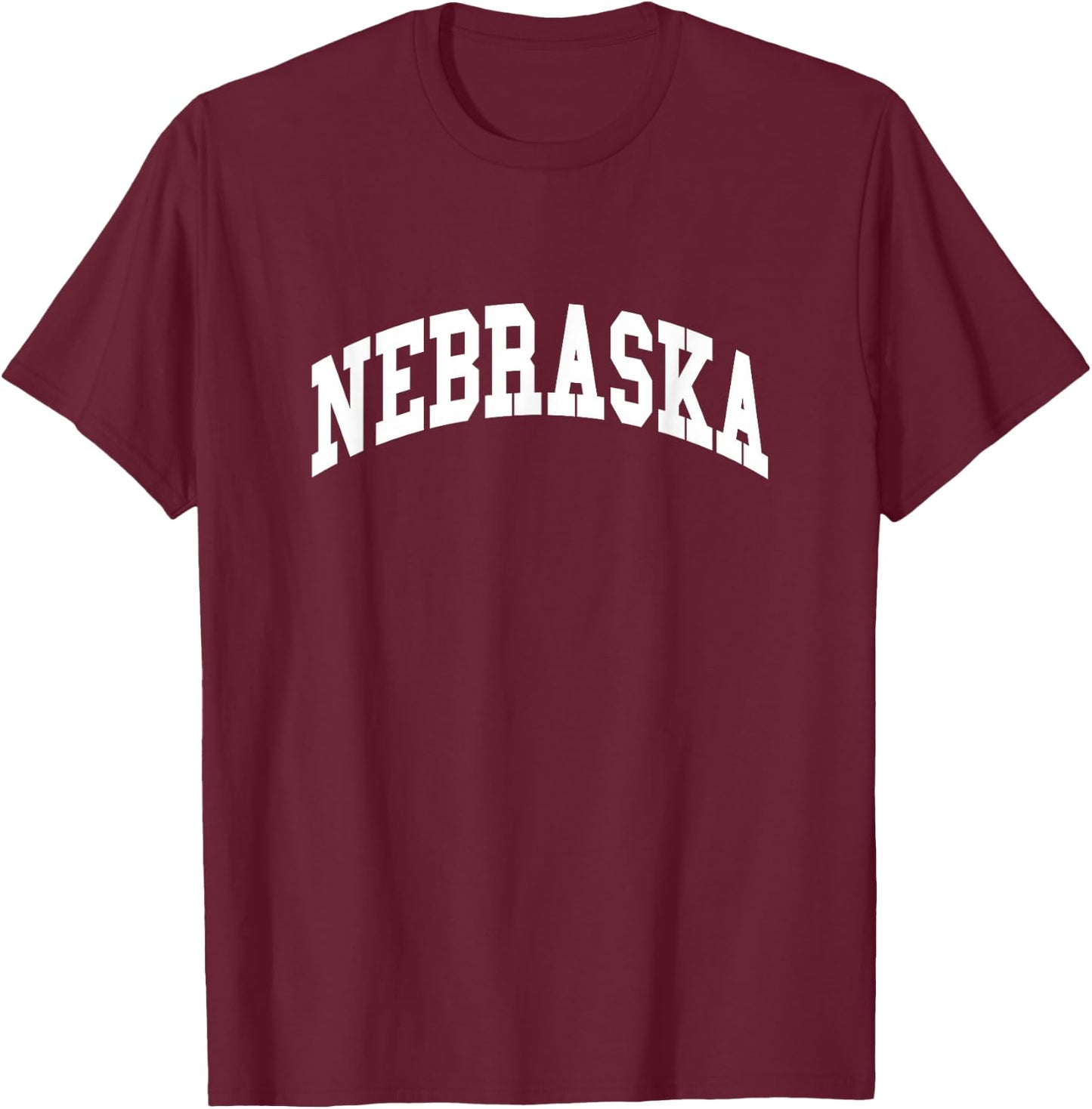 NEBRASKA - Throwback Design - Classic T-Shirt - T-Shirt | Maroon