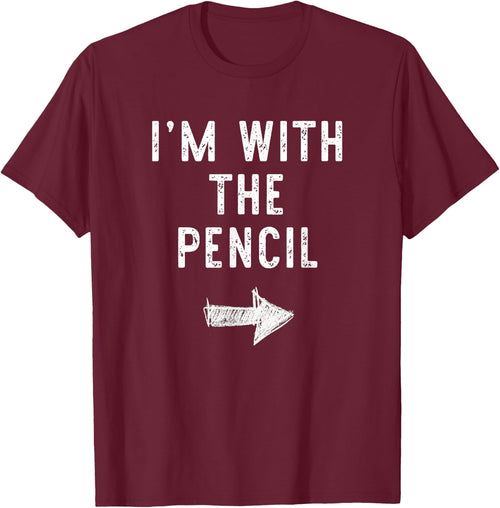 I'm With The Pencil Costume Halloween Matching Couple