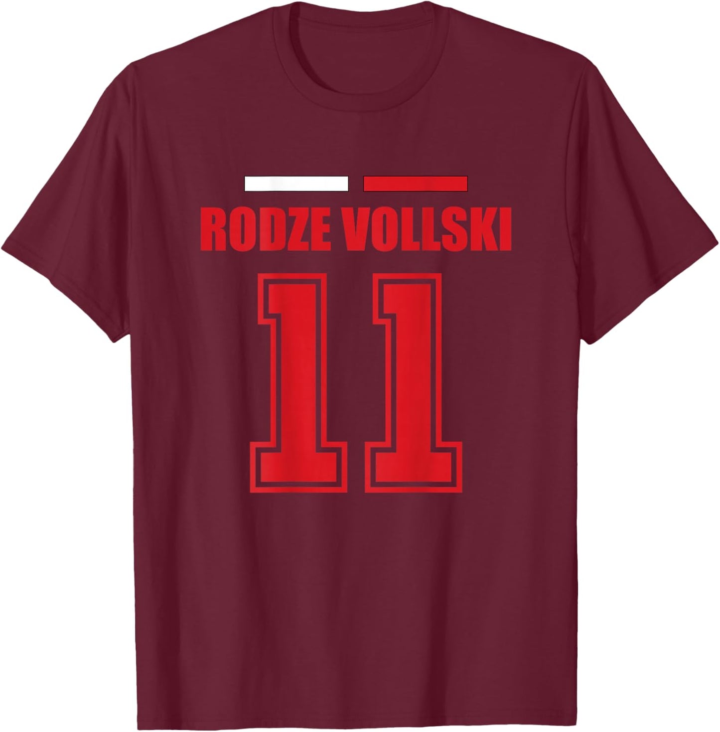 Lustige Namen Polen Trikot für Mallorca und die Party T-Shirt - T-Shirt | Maroon
