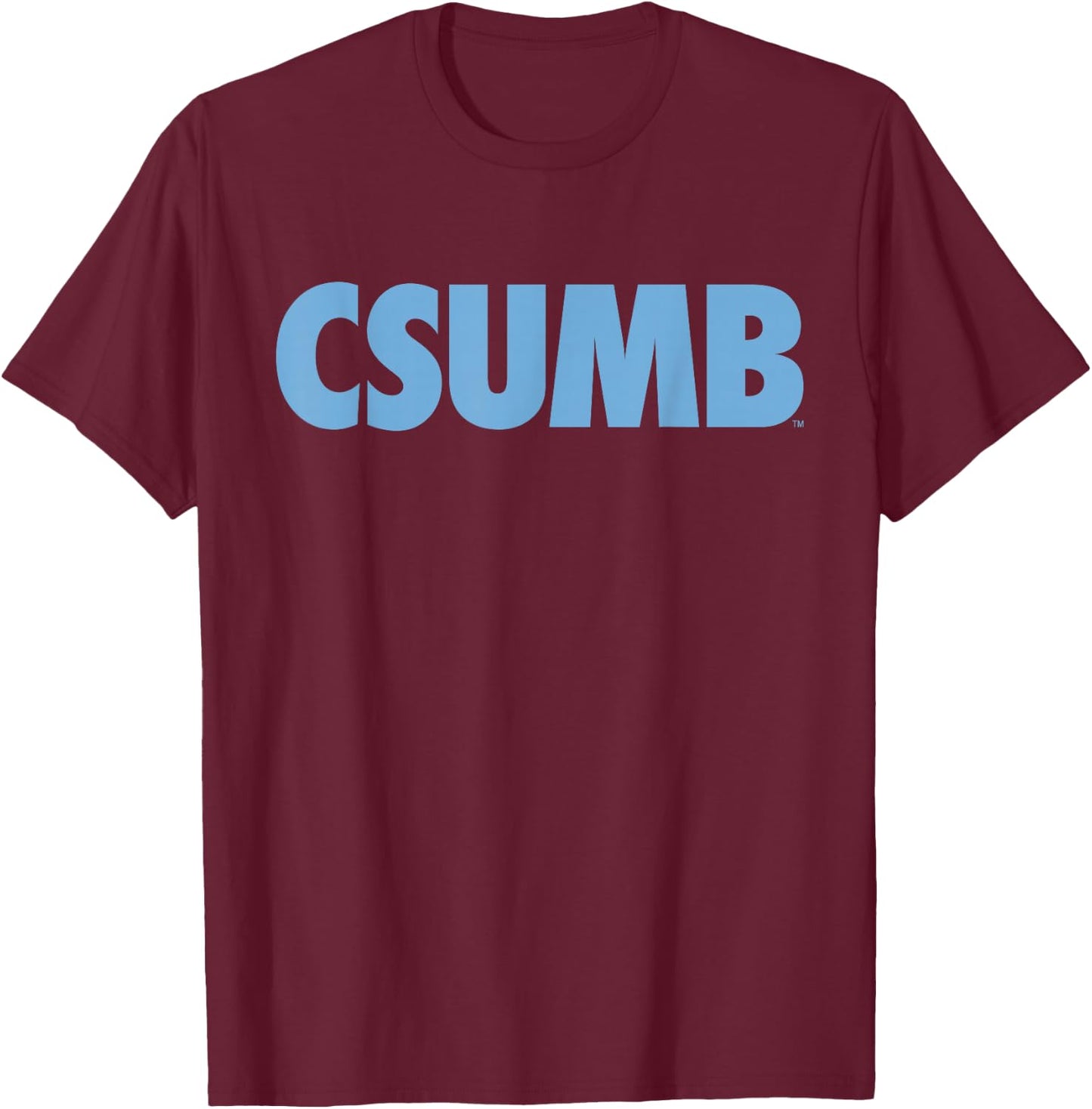 Cal State Monterey Bay Block CSUMB Logo T-Shirt - T-Shirt | Maroon