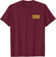 Public Enemy Offizieller Staatsfeind Kampf gegen die Macht , Erwachsene, Schwarz, S, Kurzarm, Klassisch, Polyester 100% T-Shirt - T-Shirt | Maroon