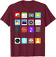 Smartphone Mobile App Cell Phone Costume Halloween Costume T-Shirt - T-Shirt | Maroon