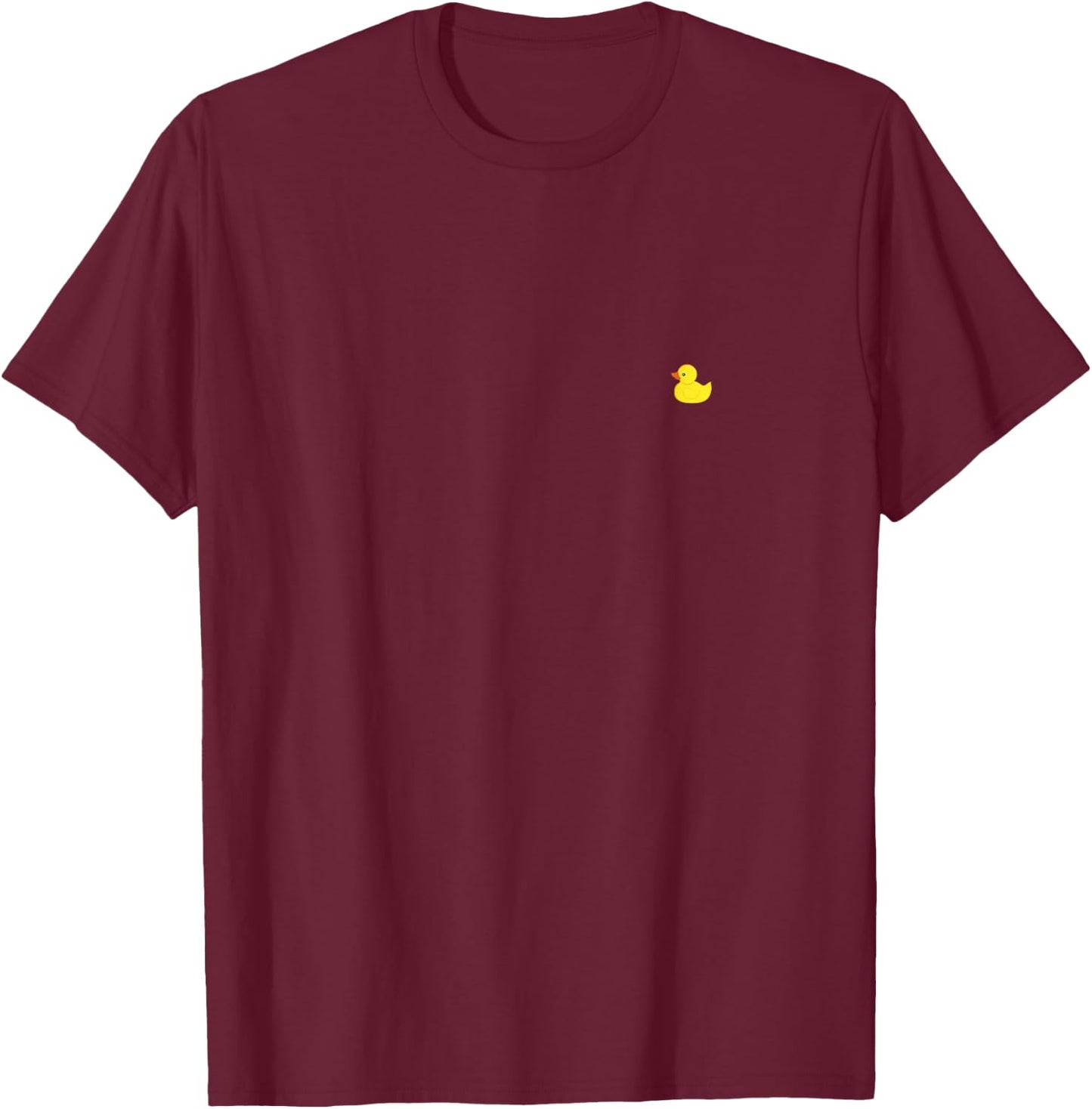 Tiny Rubber Duck, Little Rubber Duck T-Shirt - T-Shirt | Maroon